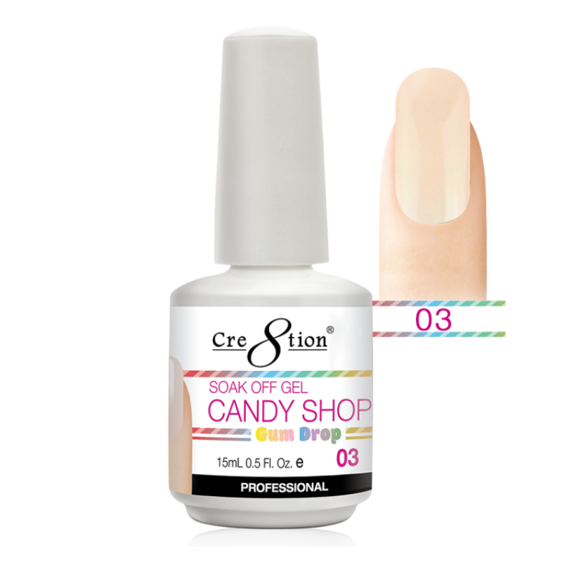 Cre8tion Candy Shop Gum Drop Gel Color 03